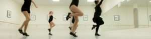 tap students dancing