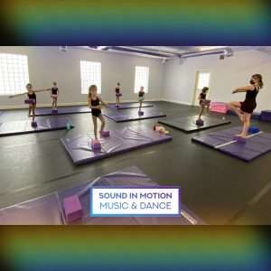 Acro Junior Dancers Balancing with Yoga Blocks