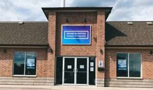 New Facade of the Sound in Motion studio now located on Highbury Ave N