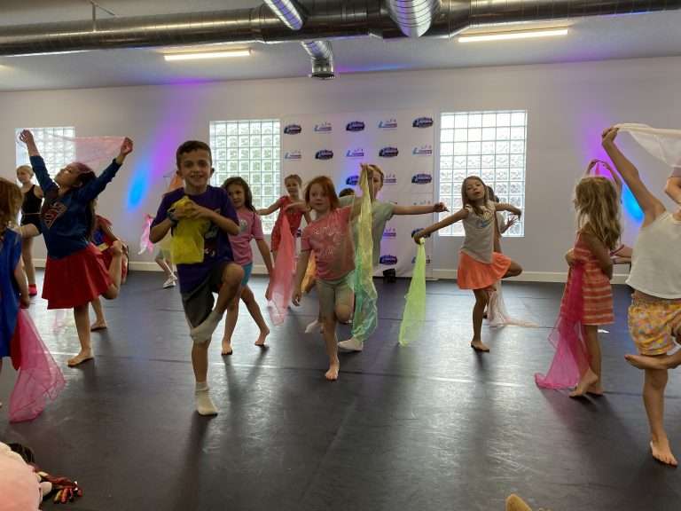 Kids having fun in dance class at Sound in Motion, London Ontario, Summer Camp